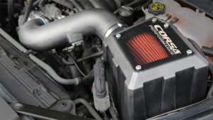Chevrolet Silverado Performance Air Intake - CORSA Performance - Closed Box with DryTech 3D Dry Filter - Smoked Acrylic - `19-`25